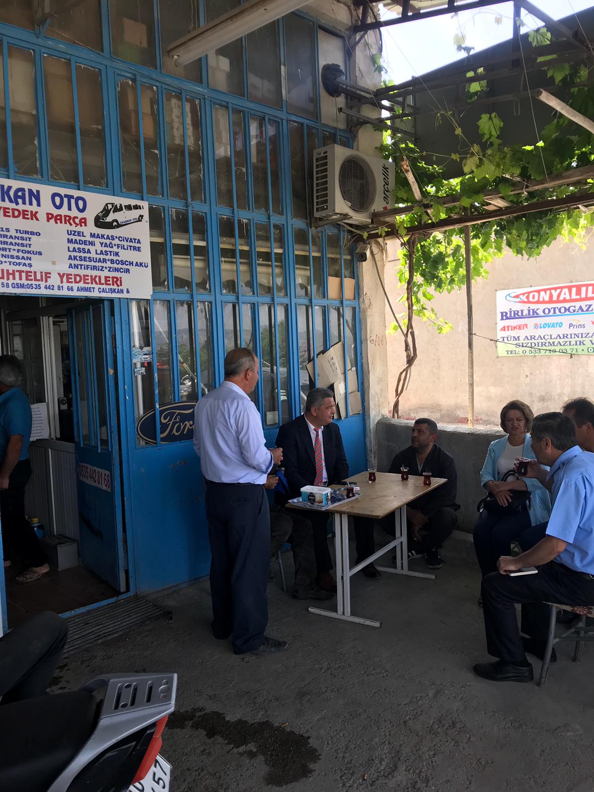 BAŞKAN ZORLU SANAYİ ESNAFININ SORUNLARINI YERİNDE DİNLEDİ
