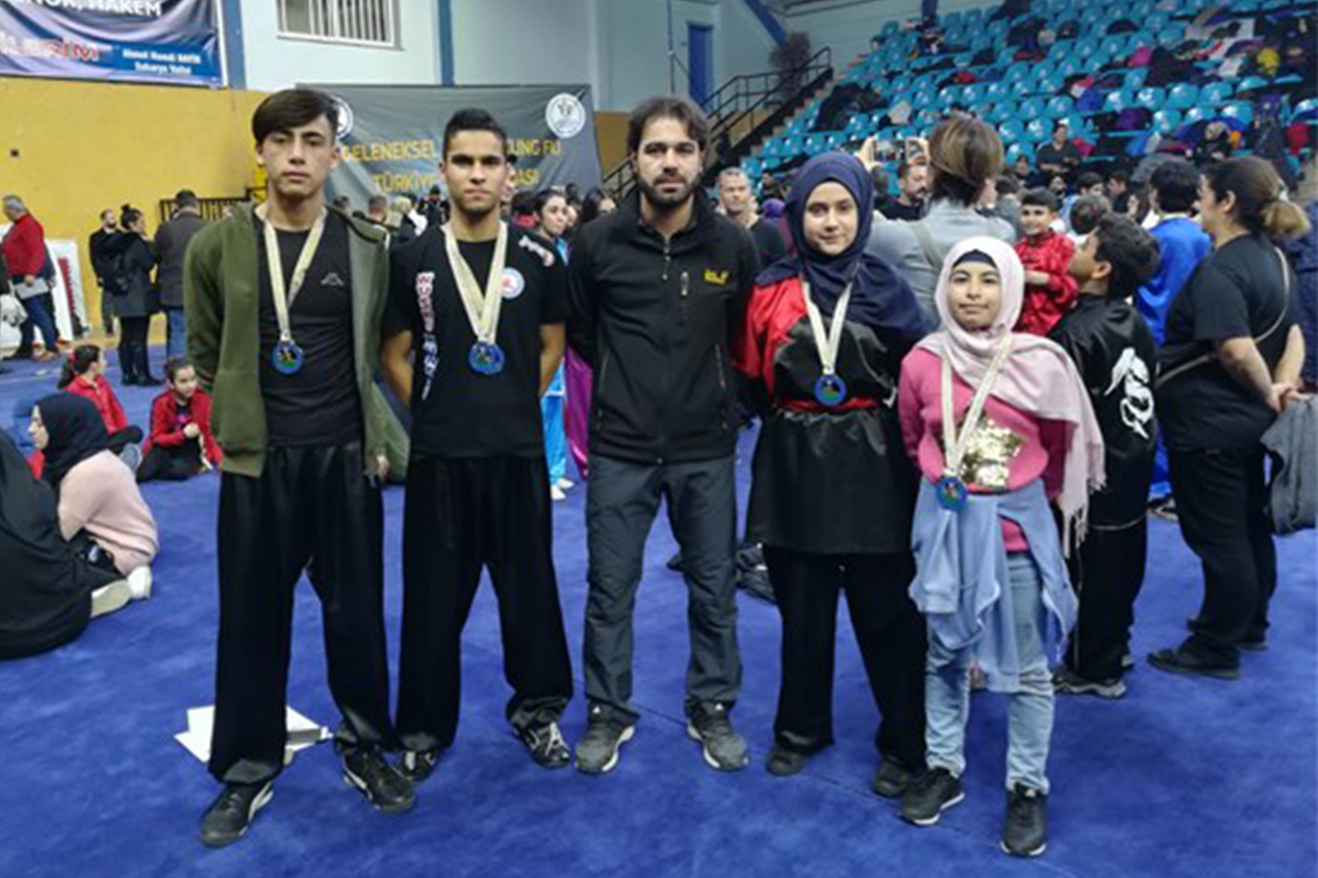 KARAMAN WUSHU KUNG FU TAKIMI WUSHU'DA 1 ALTIN, 6 GÜMÜŞ MADALYA İLE DÖNDÜ