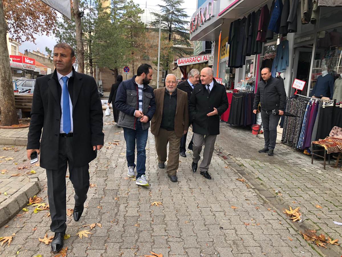 Vali Fahri Meral'den Esnaf Ziyayeti