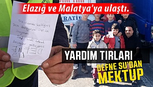 Karaman'dan Elazığ ve Malatya'ya gönderilen tırlar vardı!