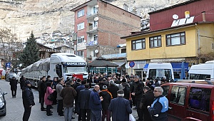 -Karaman’nın Elazığ’a 9’ncu yardım tırı da Ermenek'den yola çıktı