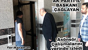 Çağlayan Hastanedeki konunun takipçisi olduğunu gösterdi