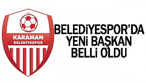 Karaman Belediyespor'da yeni başkan ve yönetimi seçildi.
