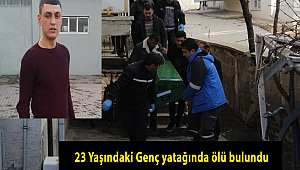 Karaman'da 23 Yaşındaki genç evinde ağzından ve burnunda kan gelmiş şekilde bulundu
