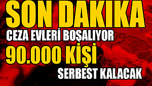90 bin kişi cezaevlerinden çıkacak