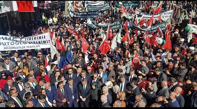 Gelecek Partisi Konya İl Bașkanlığı Açıldı