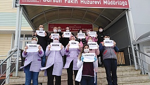 HUZUREVİ ÇALIŞANLARINDAN ANLAMLI MESAJ