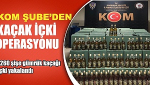 KARAMAN'DA KAÇAK İÇKİ OPERASYONU