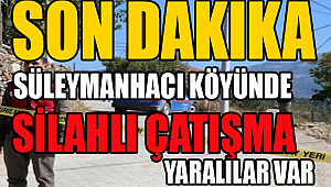 Karaman'da silahlı çatışma :2 yaralı