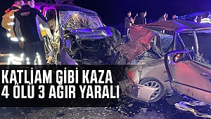 Karaman Konya yolunda kaza var 4 ölü 4 yaralı var