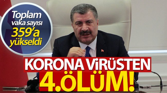 Korona virüsten hayatını kaybedenlerin sayısı 4 oldu