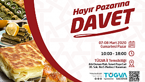 TÜGVA'DAN ÖĞRENCİLER İÇİN HAYIR PAZARI