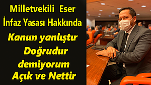 Eser; ''Yazıldığı gibi okumak, okunduğu şekli ile anlamak gerekir''