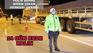 Karaman polisi, Mersin ve Konya'ya giden sürücüleri yasak konusunda uyardı