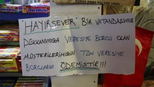 Karaman'da gizemli hayırsever mahallenin tüm borcunu sildirdi