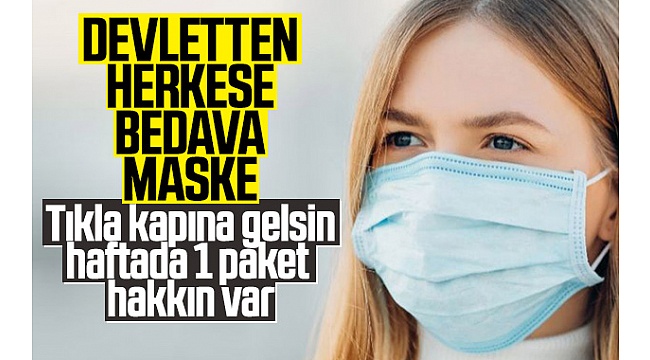 PTT'nin online alışveriş sisteminden (ePttAVM.com) ücretsiz maske dağıtılacak