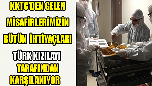 Türk Kızılay Derneği tarafından her türlü ihtiyacları karşılanıyor.
