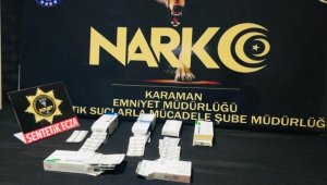 Karaman'da iki ayrı operasyonda gözaltına alınan 4 kişi adliyeye sevk edildi