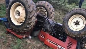 Karaman'da traktör kazası: 1 ölü