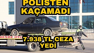 KARAMANDA SOKAĞA ÇIKMA YASAĞINA UYMAYAN ve KAVGAYA KARIŞAN SÜRÜCÜYE 7 BİN 938 TL CEZA YEDİ 