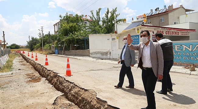 Başkan Kalaycı, Bahçelievler Mahallesindeki çalışmaları inceledi