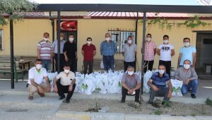 Karaman Belediyesinin esnafa koruyucu malzeme dağıtımı sürüyor