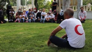 Şehit Oğuzhan Küçük, kabri başında küçük Oğuzhan'ların katılımıyla anıldı
