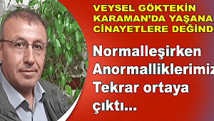 Veysel Göktekin: Bu çocuklar Teksaslı değil Karamanlı
