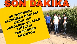 90 YAŞINDAKİ YAŞLI KADIN 100 ASKER TARAFINDAN ARANIYOR