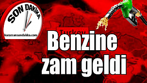 Benzine zam geldi !