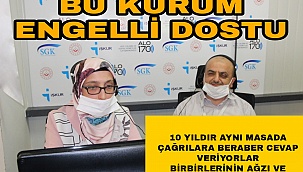 ÇAĞRI MERKEZİNDE BİRBİRLERİNİN GÖZÜ VE AĞZI OLUYORLAR