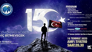 KMÜ REKTÖRÜ PROF. DR. MEHMET AKGÜL’ÜN 15 TEMMUZ MESAJI