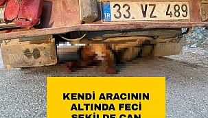 Aracının arızasına bakıyordu, kamyonetin çarpması sonucu kendi aracının altında feci şekilde öldü