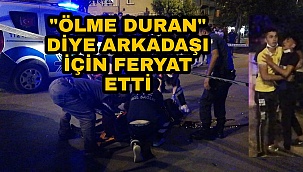Karaman da Arkadaşının kaza yaptığını gören genç