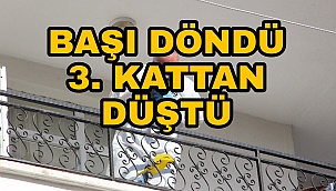 Tansiyonu düşen kadın, 3. Kattan balkondan düştü