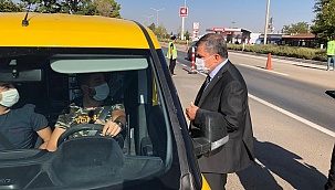 Vali Mehmet Alpaslan Işık Trafik Uygulama Noktalarında Denetlemelerde Bulundu