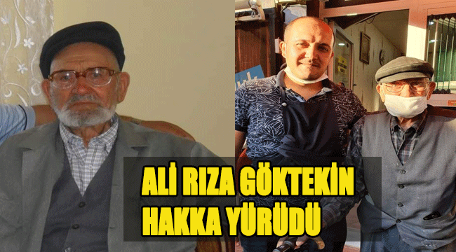 ALİ RIZA GÖKTEKİN VEFAT ETTİ Karaman Son Dakika