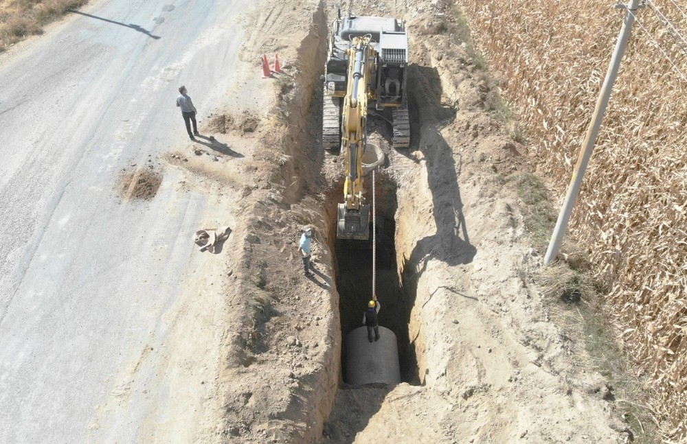 Karaman'da yağmursuyu ve kanalizasyon hatlarının yapımı tamamlandı