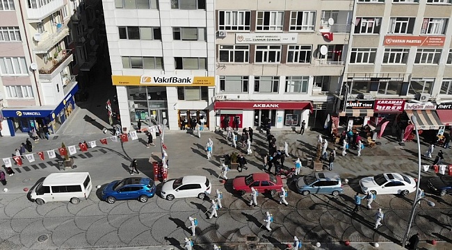 Karaman Belediyesinin korona virüs ile mücadelesi devam ediyor