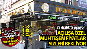 Karaman'da Kent Kuruyemiş Muhteşem Fiyatlarla Açılıyor