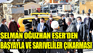 AK Parti Karaman Milletvekili Selman Oğuzhan Eser Başyayla ve Sarıveliler İlçelerine çıkarma yaptı