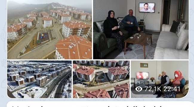 Cumhurbaşkanı Erdoğan'dan Elazığ paylaşımı