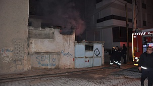 Karamanda yangın korkuttu