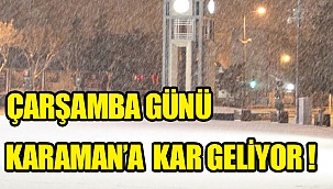 Meteoroloji uyardı! Türkiye geneline Çarşamba günü kar geliyor