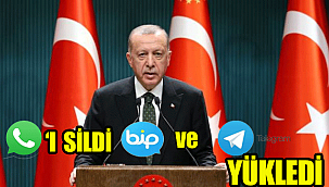 WhatsApp'ın tepki çeken kararının ardından Cumhurbaşkanı Erdoğan'da, BİP ve Telegram'a katıldı