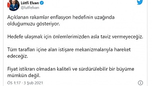 Bakan Elvan 'enflasyon' Rakamlarını Değerlendirdi
