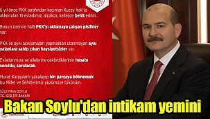 İçişleri Bakanı Soylu'dan intikam yemini