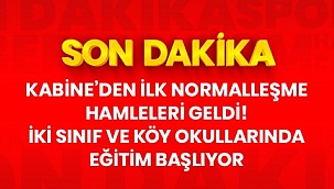 Okullar kademeli olarak açılıyor.