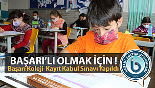 Başarı Koleji 4. Sınıflara Kayıt Kabul Sınavı Yaptı
