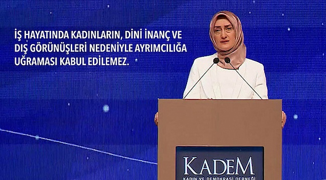 KADEM Başkanı Gümrükçüoğlu 'Kadın Haklarına Dair İlkeler Bildirgesi'ni Açıkladı